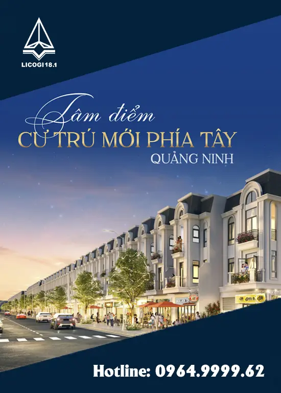 Đất Nền Dự Án Khu đô thị Licogi 18.1 Uông Bí