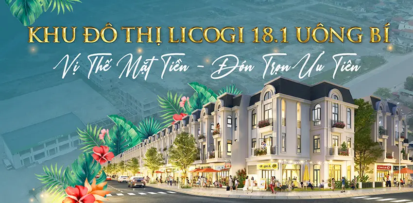 Đất Nền Dự Án Khu đô thị Licogi 18.1 Uông Bí